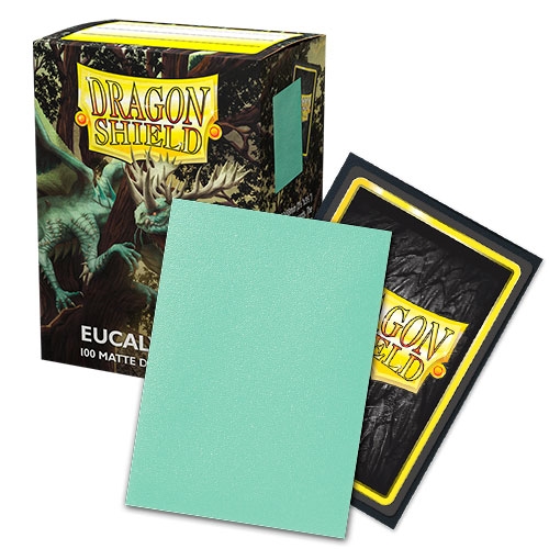 Dragon Shield - Matte Dual Eucalyptus Sleeves - Standard Sleeves (100 stk) - Plastiklommer